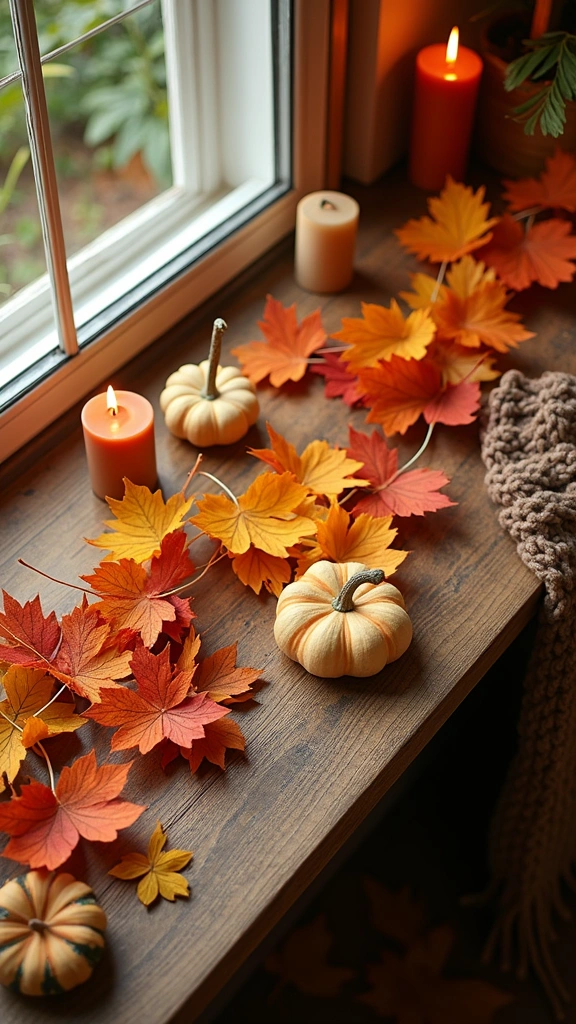DIY Leaf Garland