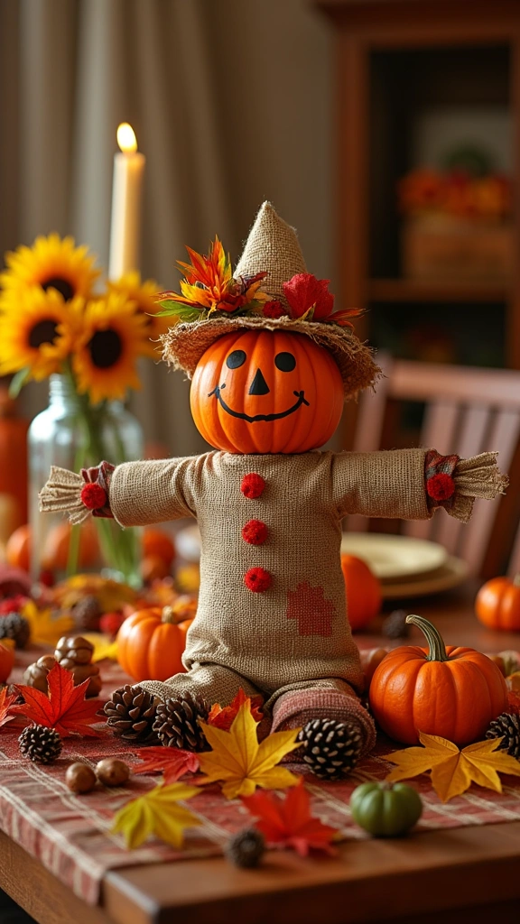 Scarecrow Table Decor