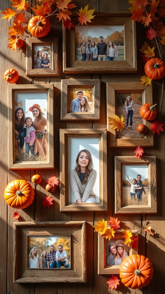 Fall-Themed Picture Frames