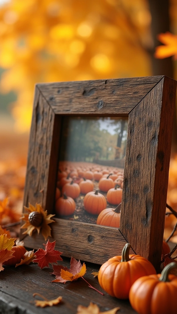 Rustic Frame for Fall Photos
