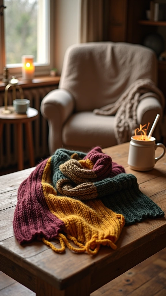 DIY Knitted Scarves