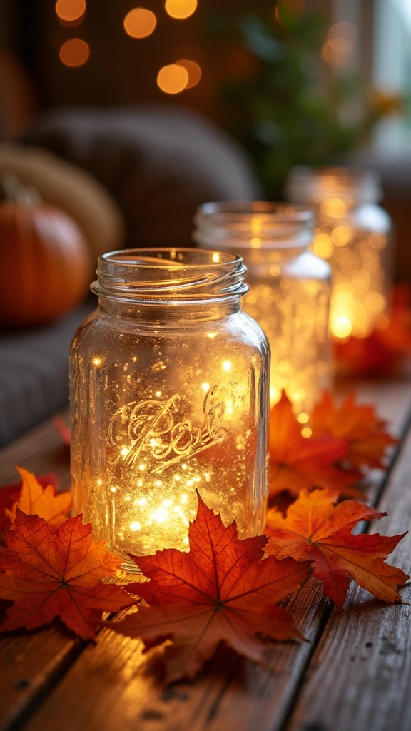 Glass Jar Lanterns