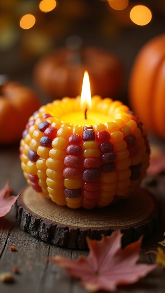 Corn Cob Candles