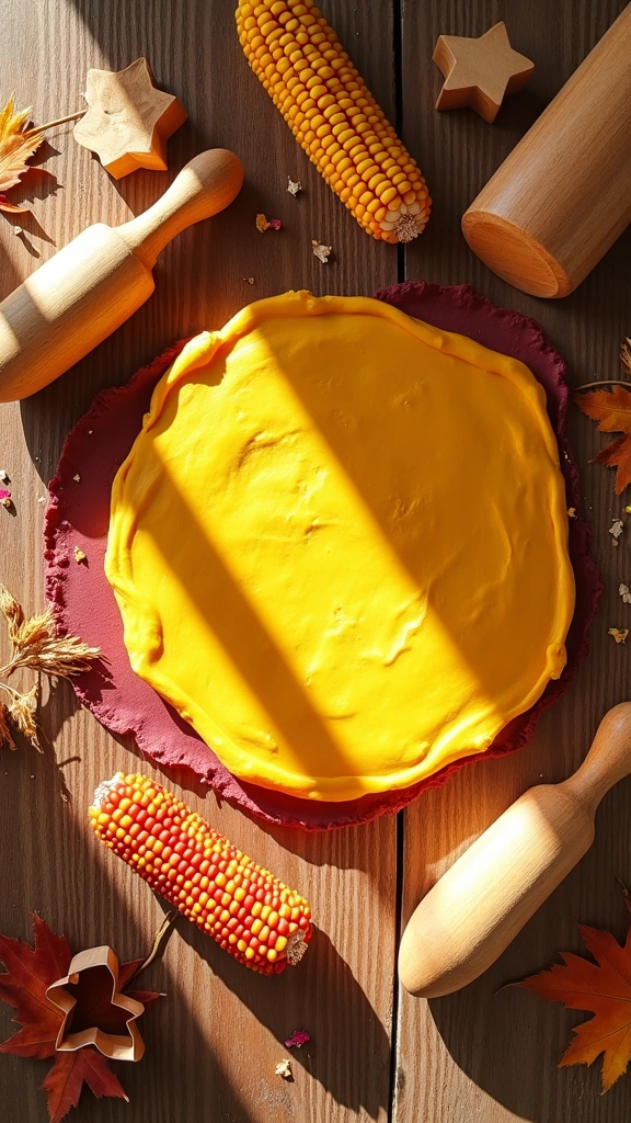 Dried Corn Playdough