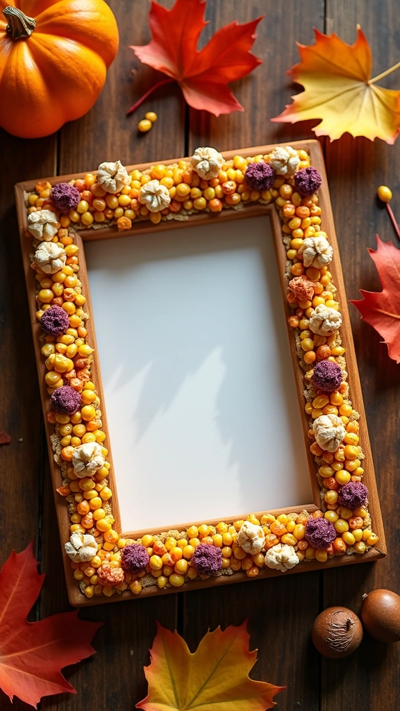 Indian Corn Picture Frame