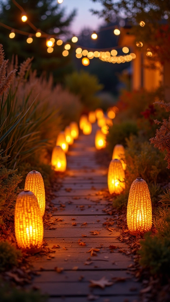 Indian Corn Luminaria