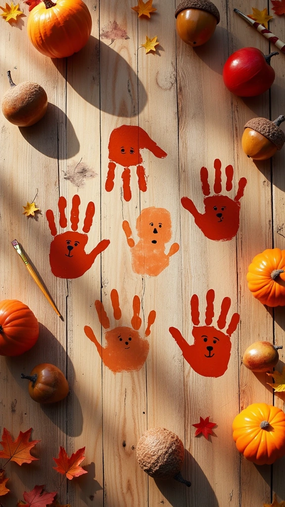 Handprint Squirrels