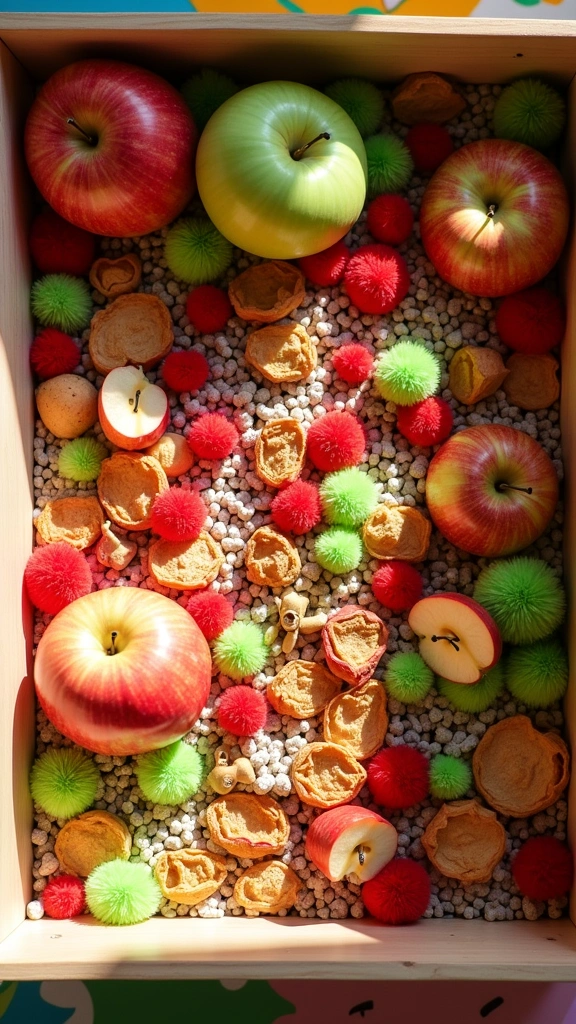 Apple Sensory Bin