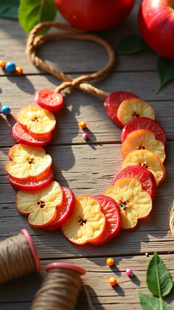 Apple Slices Necklace