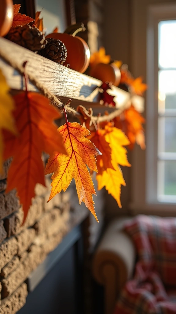 DIY Leaf Garland