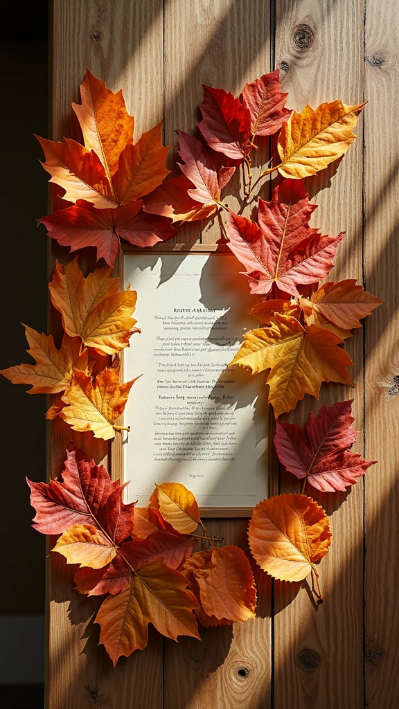 Pressed Leaf Art