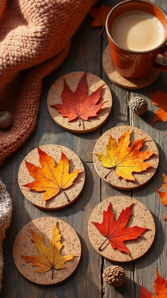 Leaf Coasters