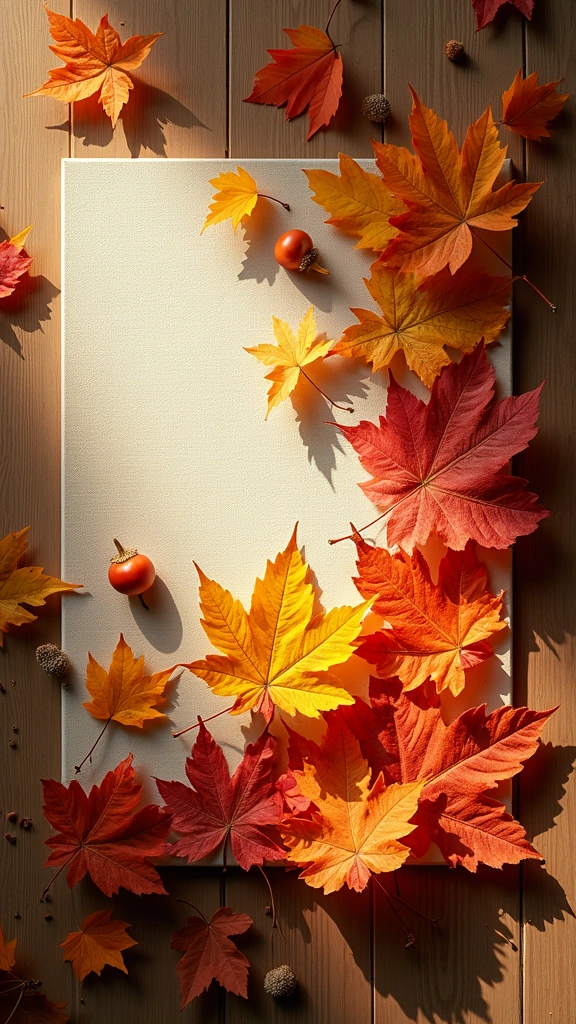 Leaf Art Collage