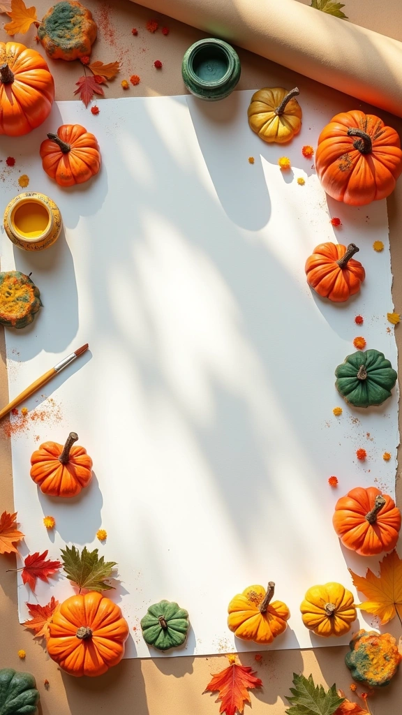 Cardboard Pumpkin Stamps