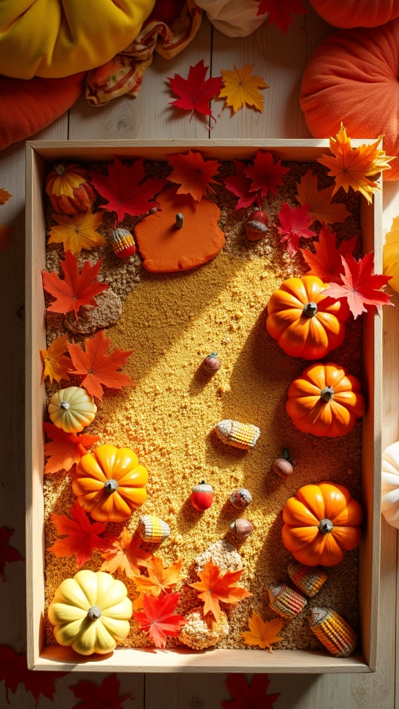 Fall-Themed Sensory Bin