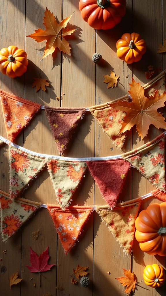 Fabric Scrap Bunting