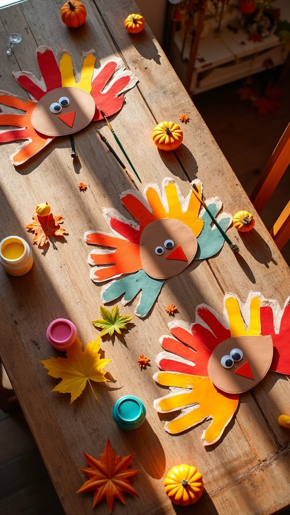 Handprint Turkeys