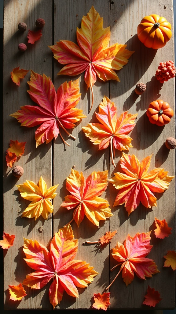 Coffee Filter Fall Leaves