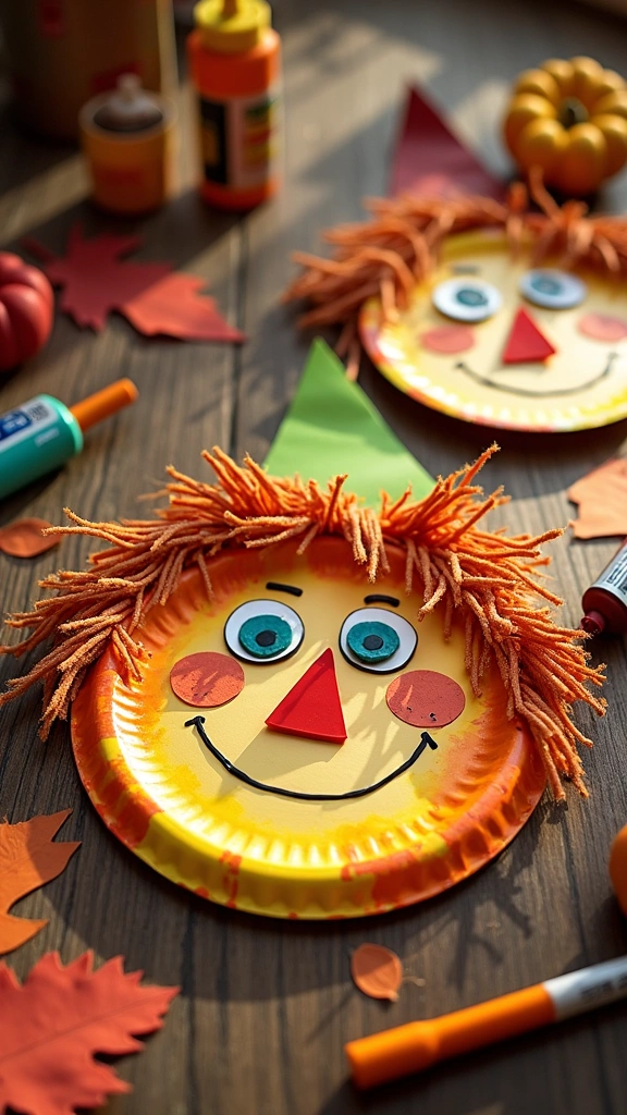 Paper Plate Scarecrow