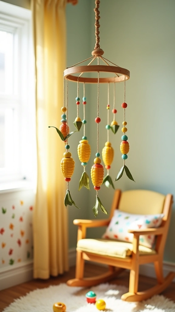 Beaded Corn Mobile