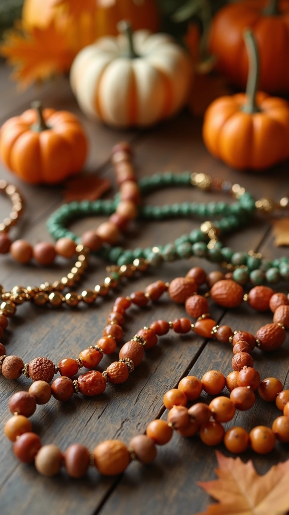 Beaded Fall Jewelry