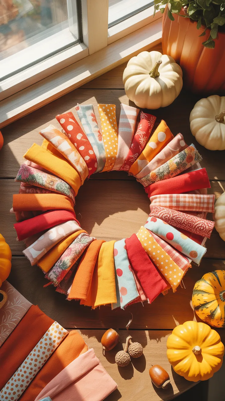 Fabric Wreath