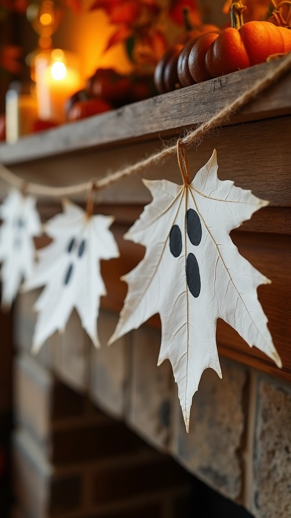 Fall Leaf Ghosts