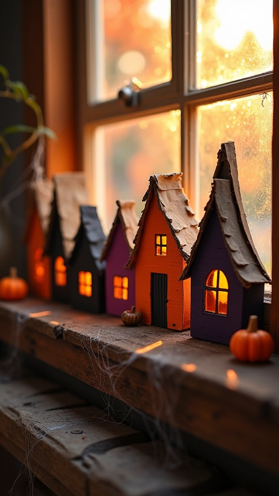 Cardboard Haunted Houses
