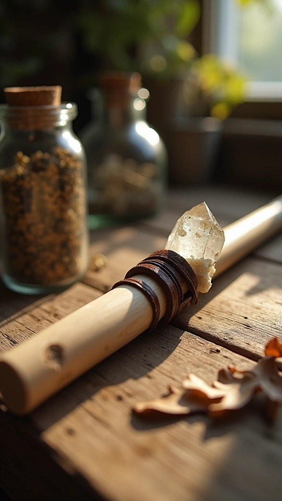 Foraged Wood Magic Wand