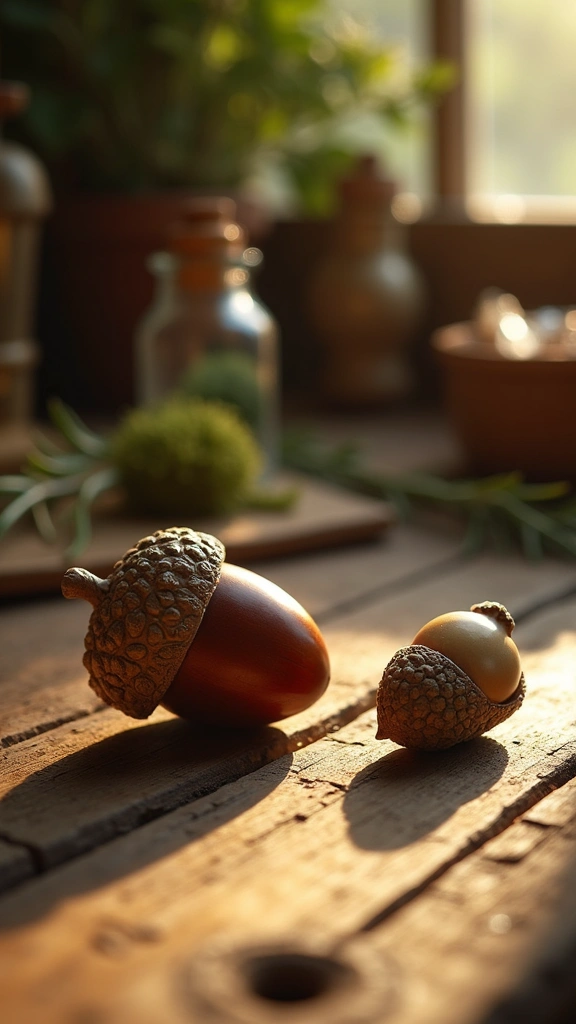 Hidden Treasure Acorn Amulets