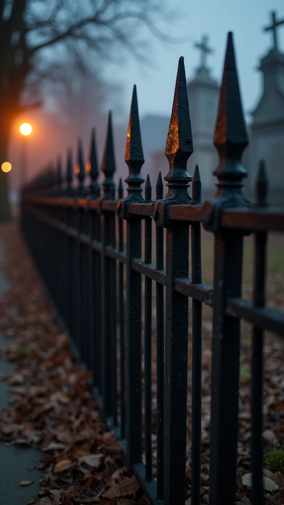 PVC Pipe Graveyard Fence