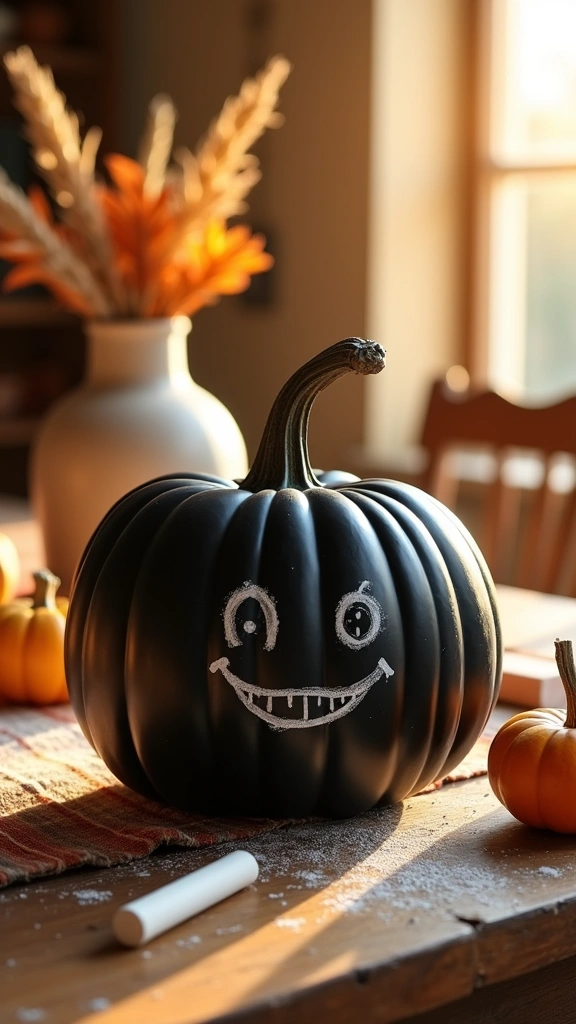Chalkboard Message Pumpkins