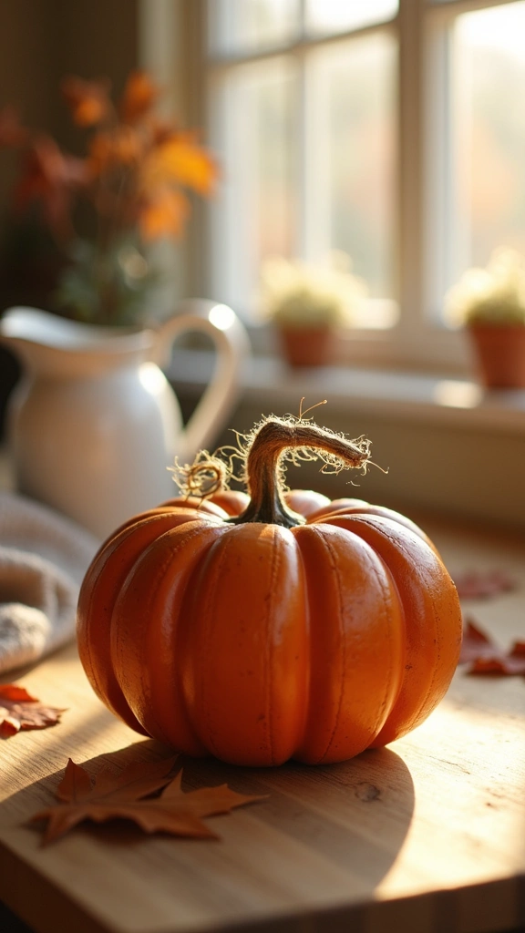 Mason Jar Lid Pumpkins