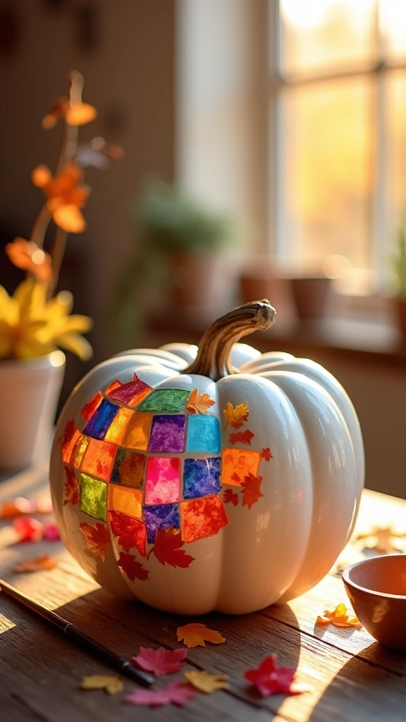 Tissue Paper Stained Glass