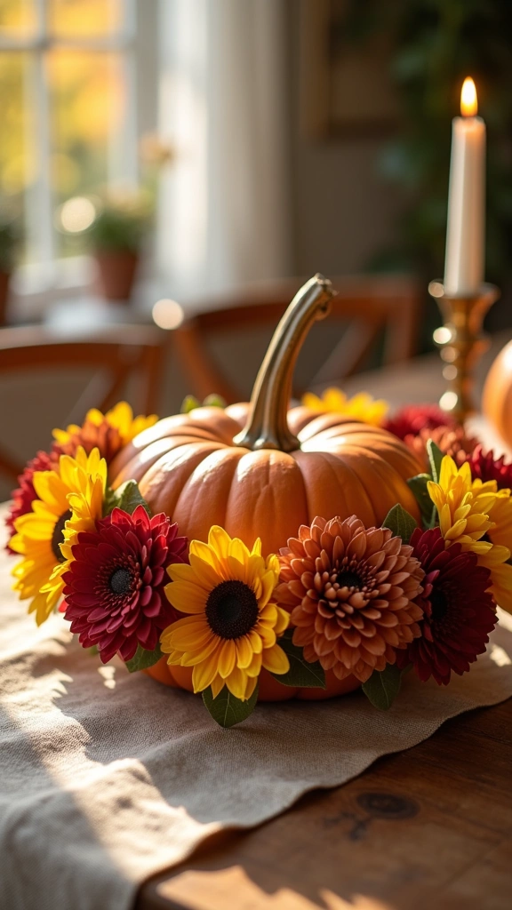 Floral Crown Pumpkins