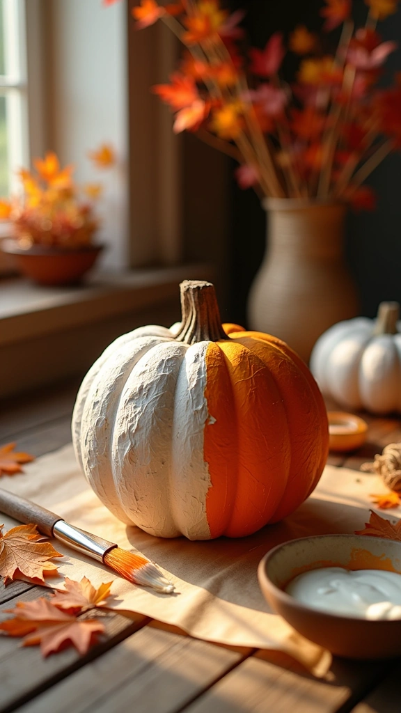 Paper Mache Pumpkins