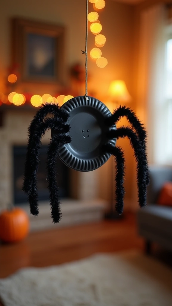 Paper Plate Spiders