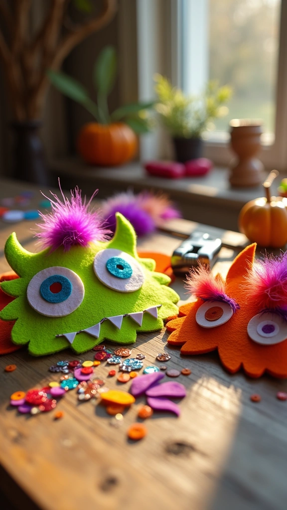 Felt Monster Masks