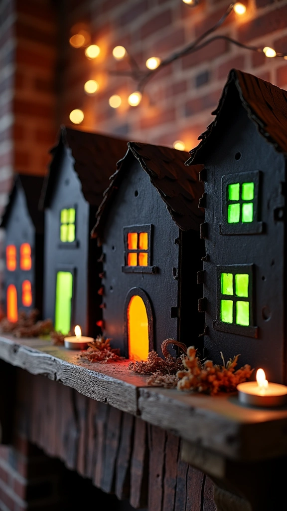 Cardboard Haunted Houses