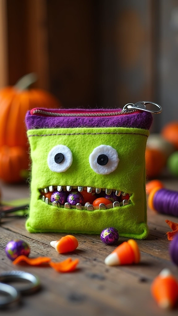 Felt Monster Pouches