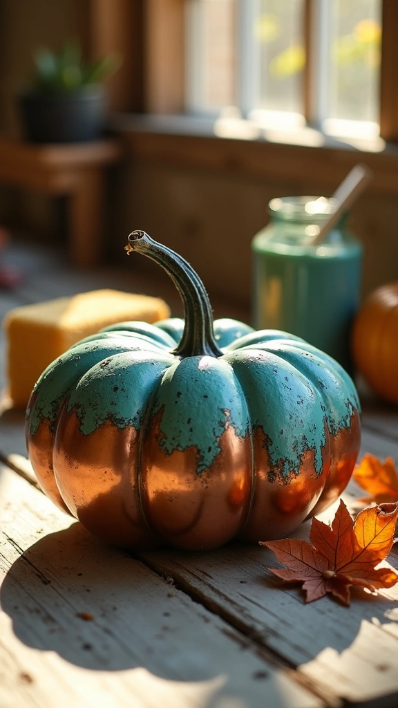 Weathered Copper Patina