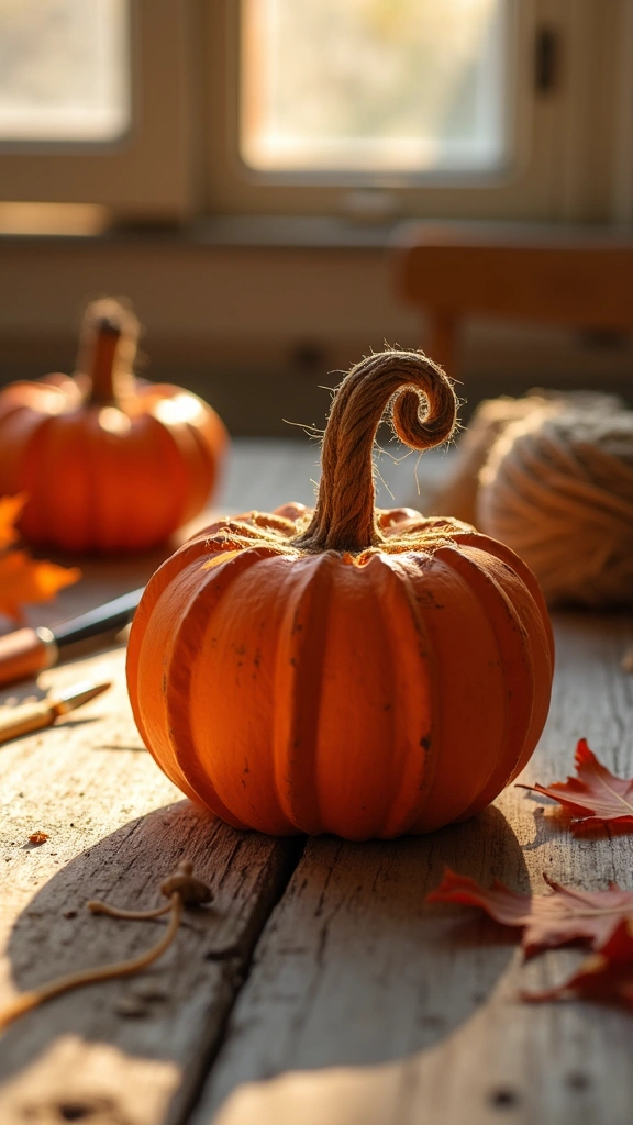 Toilet Paper Roll Pumpkins