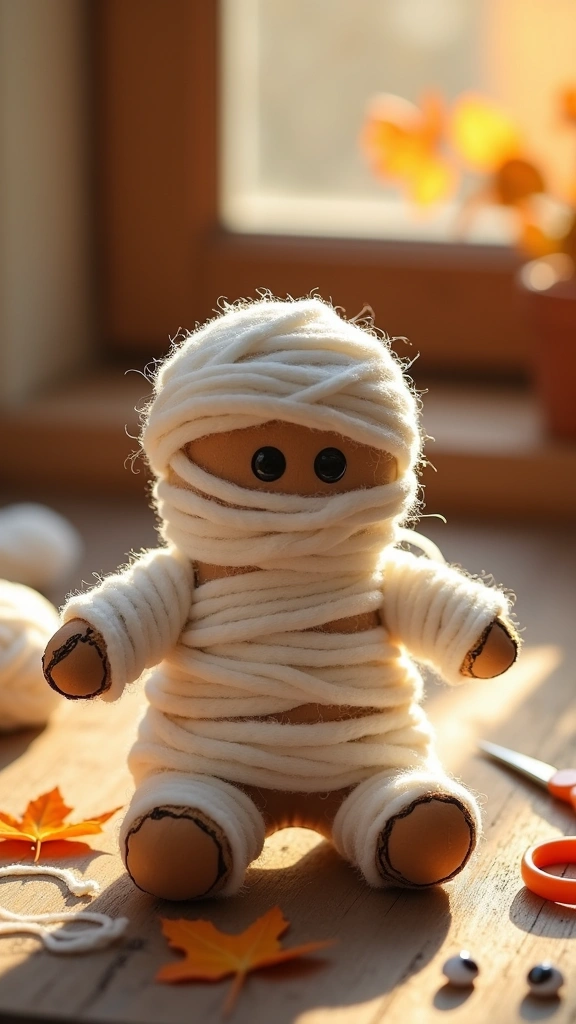 Yarn Wrapped Mummies