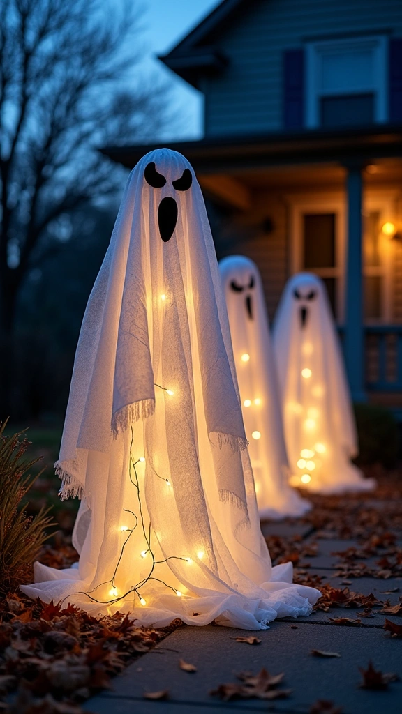 Sinister Tomato Cage Ghosts