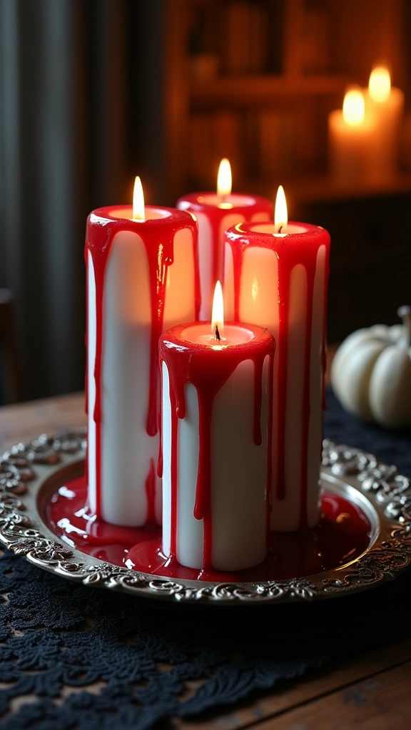 Dripping Blood Candles