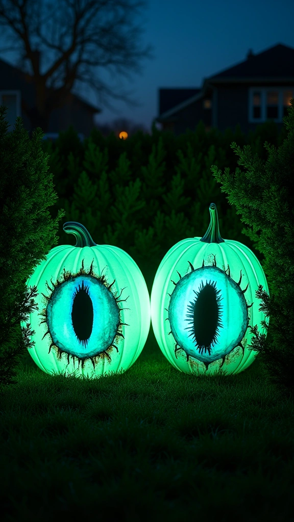 Glowing Eyeball Shrubs