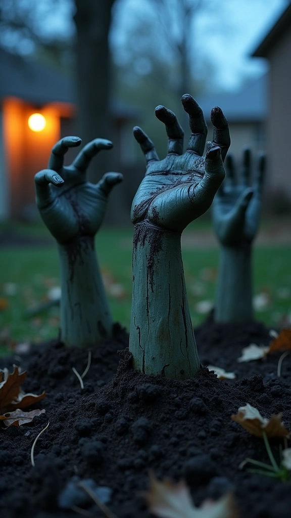 Severed Hand Garden Stakes