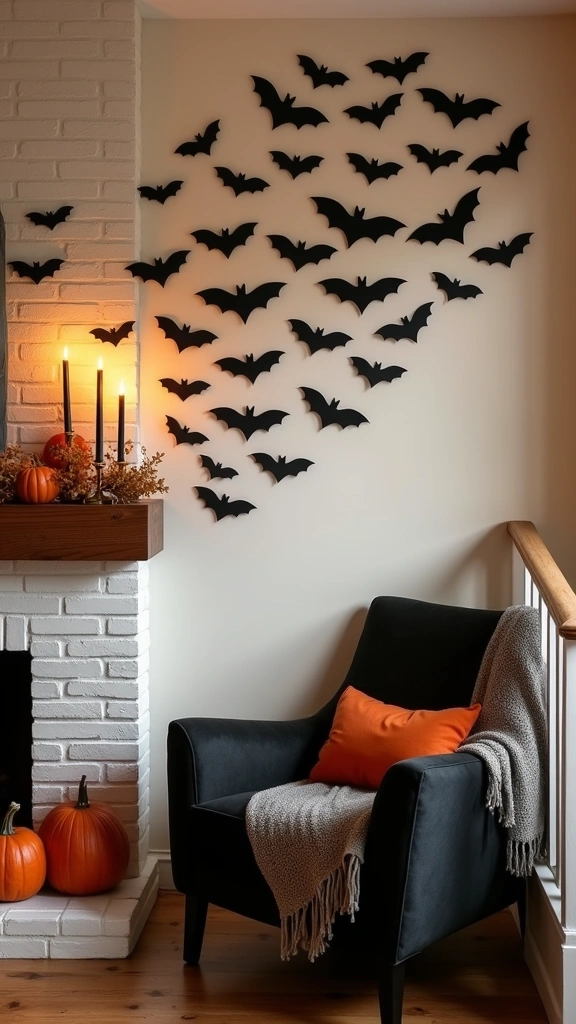 Bat Colony Wall Swarm