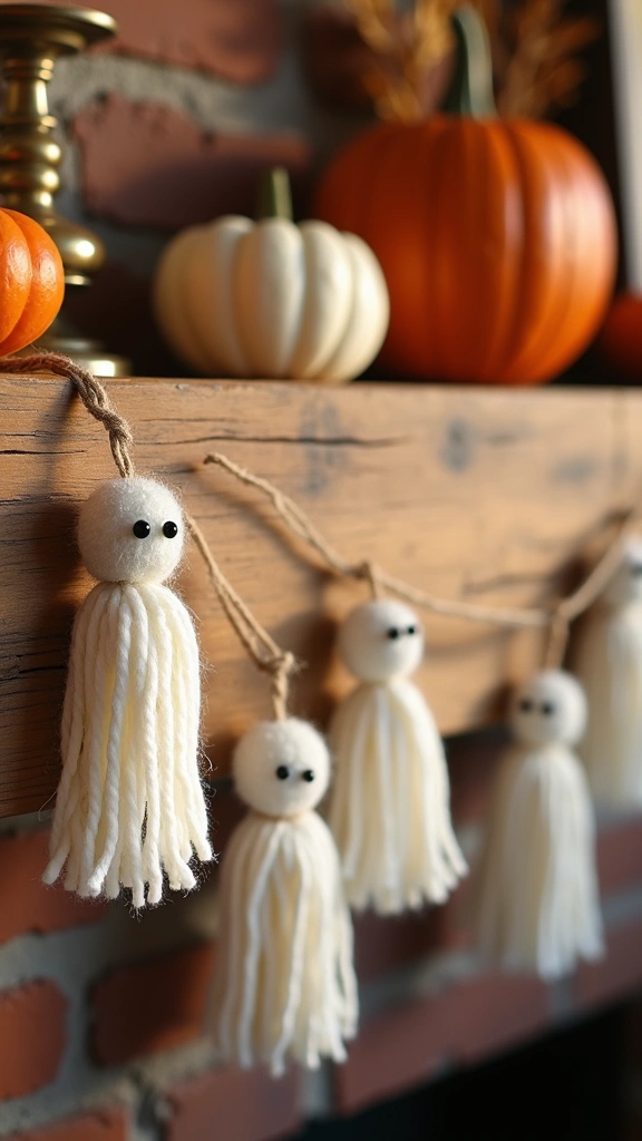 Yarn Tassel Ghosts