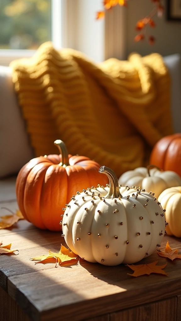 Thumbtack Studded Pumpkins